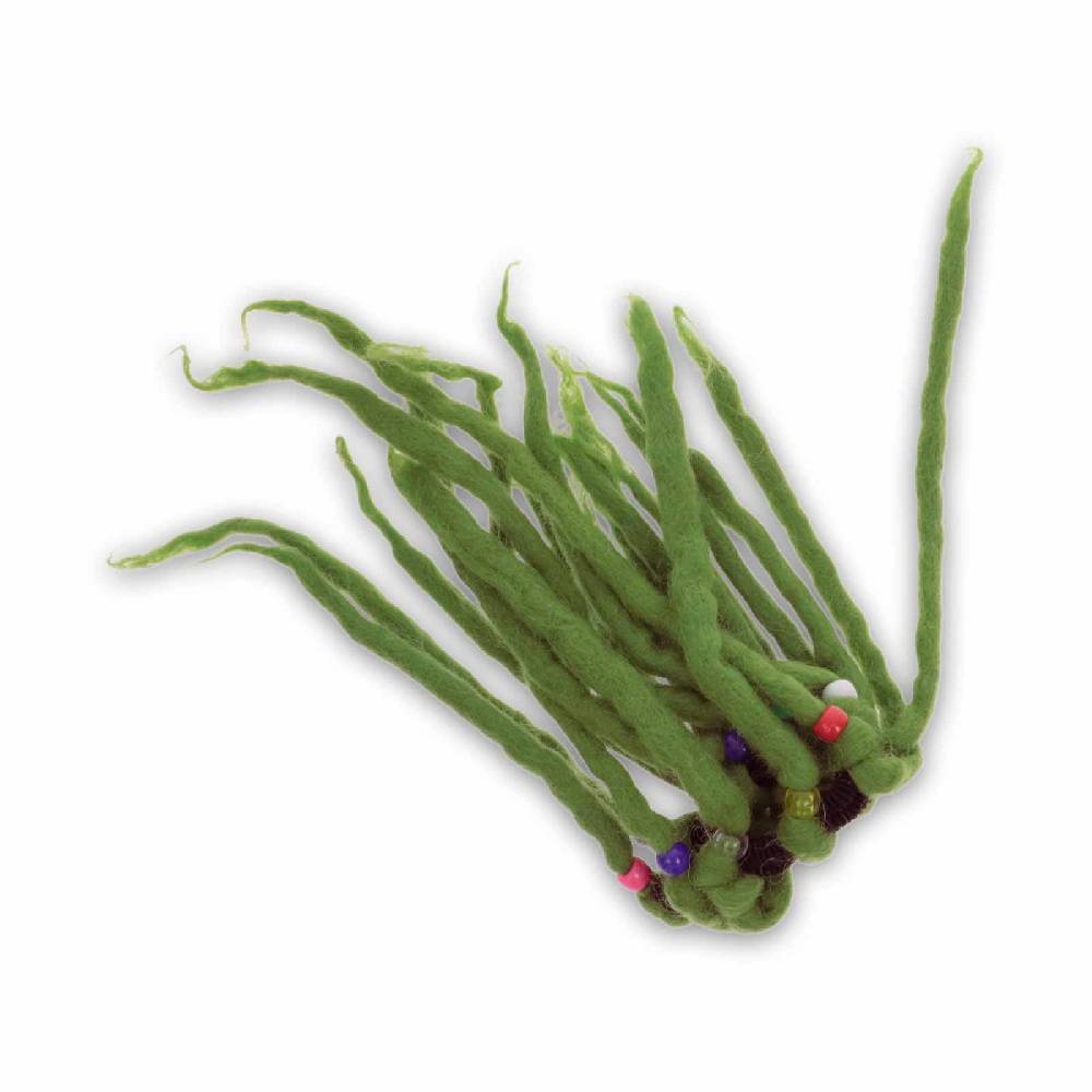 Kunst Und Magie Filz Haargummi Dreads Haarschmuck Rasta Scrounchi Xl