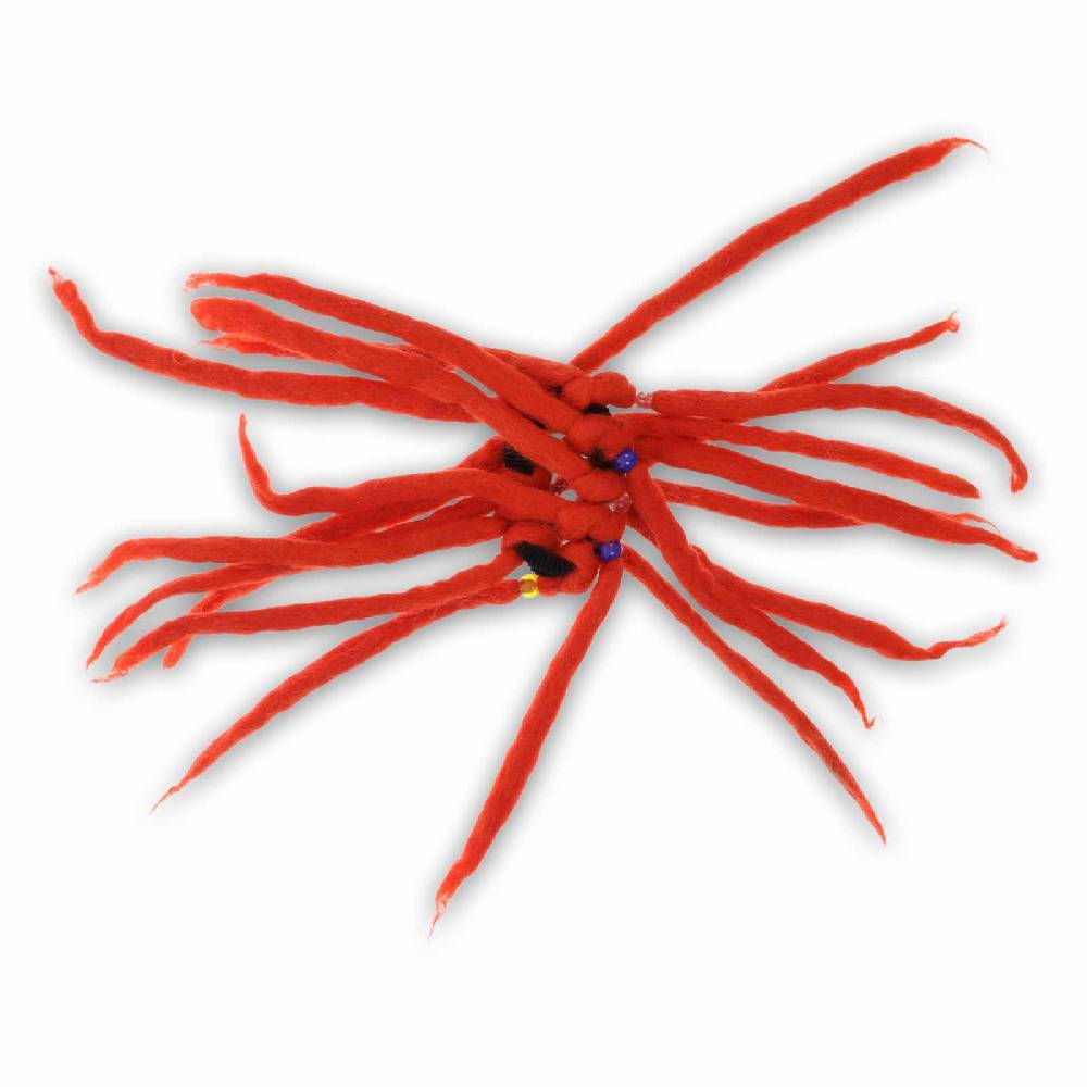 Kunst Und Magie Filz Haargummi Dreads Haarschmuck Rasta scrounchi Xl