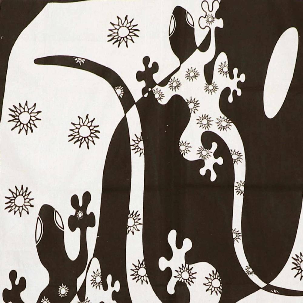 Kunst Und Magie Gecko Salamander Dekotuch Große Tagesdecke Wandbehang Tuch Goa Ca. 145 X 220cm