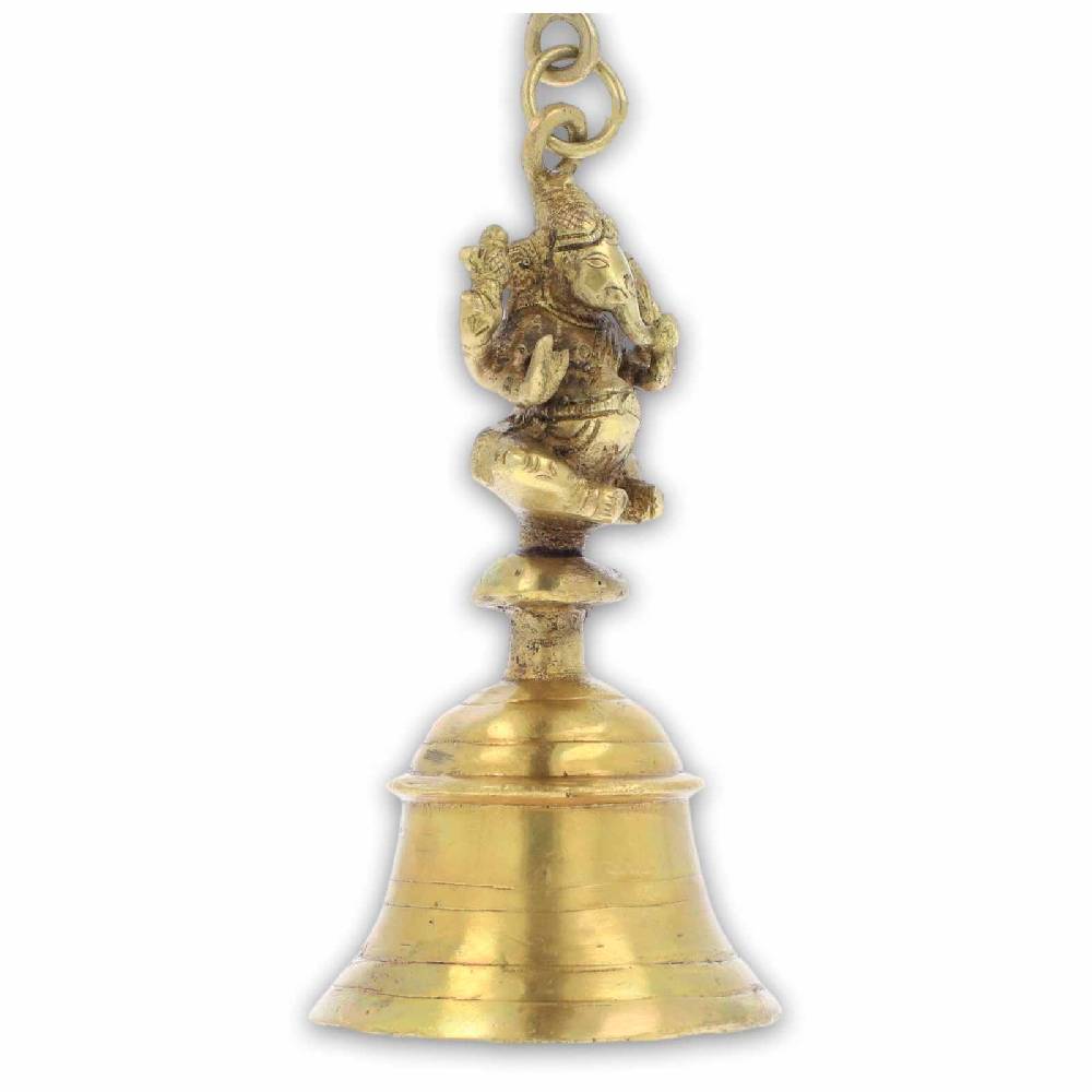 Kunst Und Magie Ghanesh Ghanta Ritualglocke Tempel Glocke Mit Hellem Klang Ganesha 18cm Ca 1kg