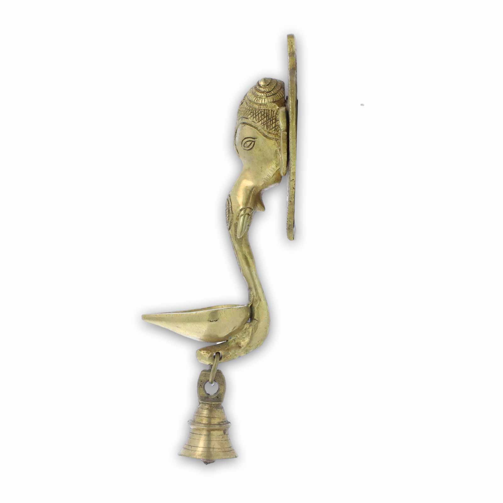 Kunst Und Magie Ghanesha Wandschmuck Räucherschale Öllampe Ritualglocke Tempel Glocke Mit Hellem Klang Ganesha
