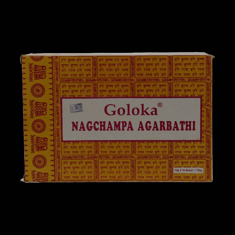 Kunst Und Magie Goloka Nagchampa Gelb Räucherstäbchen - Vegan Nag Champa Gelb