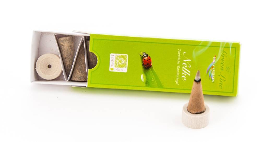 Kunst Und Magie Green Line Nelke - Räucherkegel Holy Smokes Duftkegel