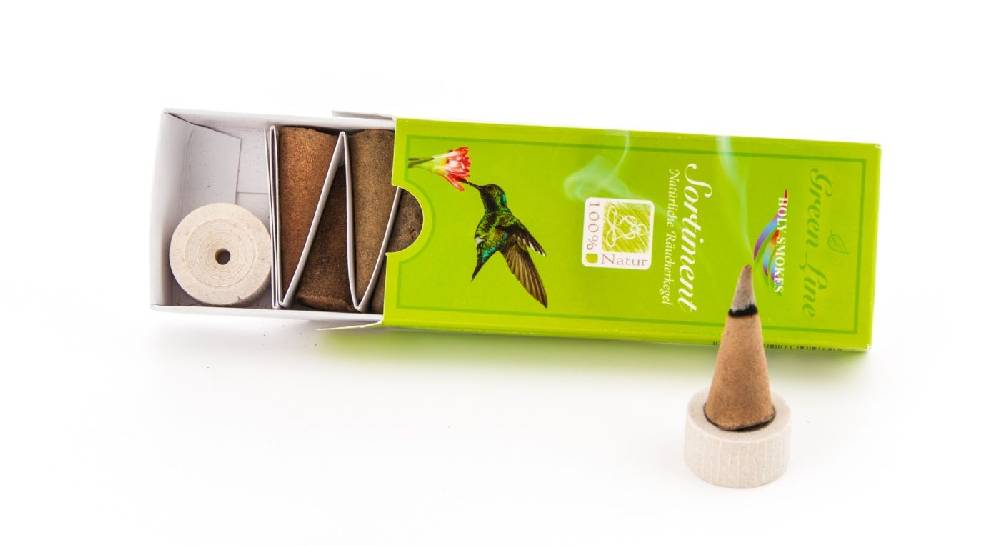 Kunst Und Magie Green Line Räucherkegel Sortiment -1 Kegel Aller 8 Sorten