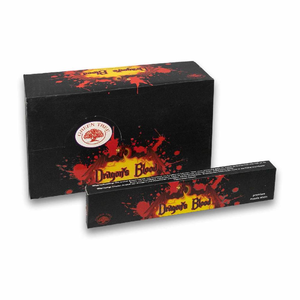 Kunst Und Magie Green Tree Dragon´s Blood Drachenblut Räucherstäbchen Räucherstäbchen Vegan