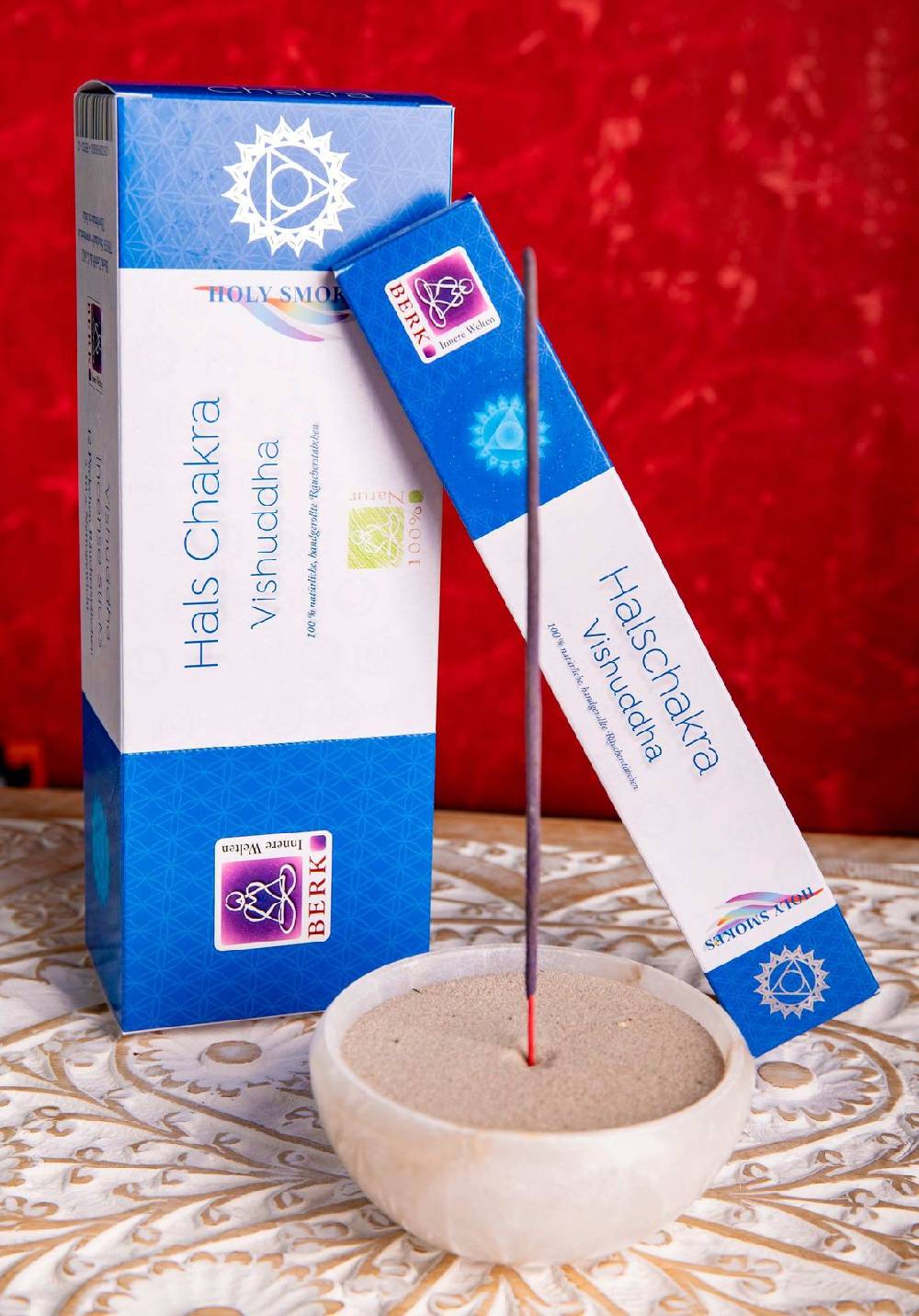 Kunst Und Magie Hals-Chakra (Vishuddha) Räucherstäbchen - Holy Smokes Chakra Duftstäbchen