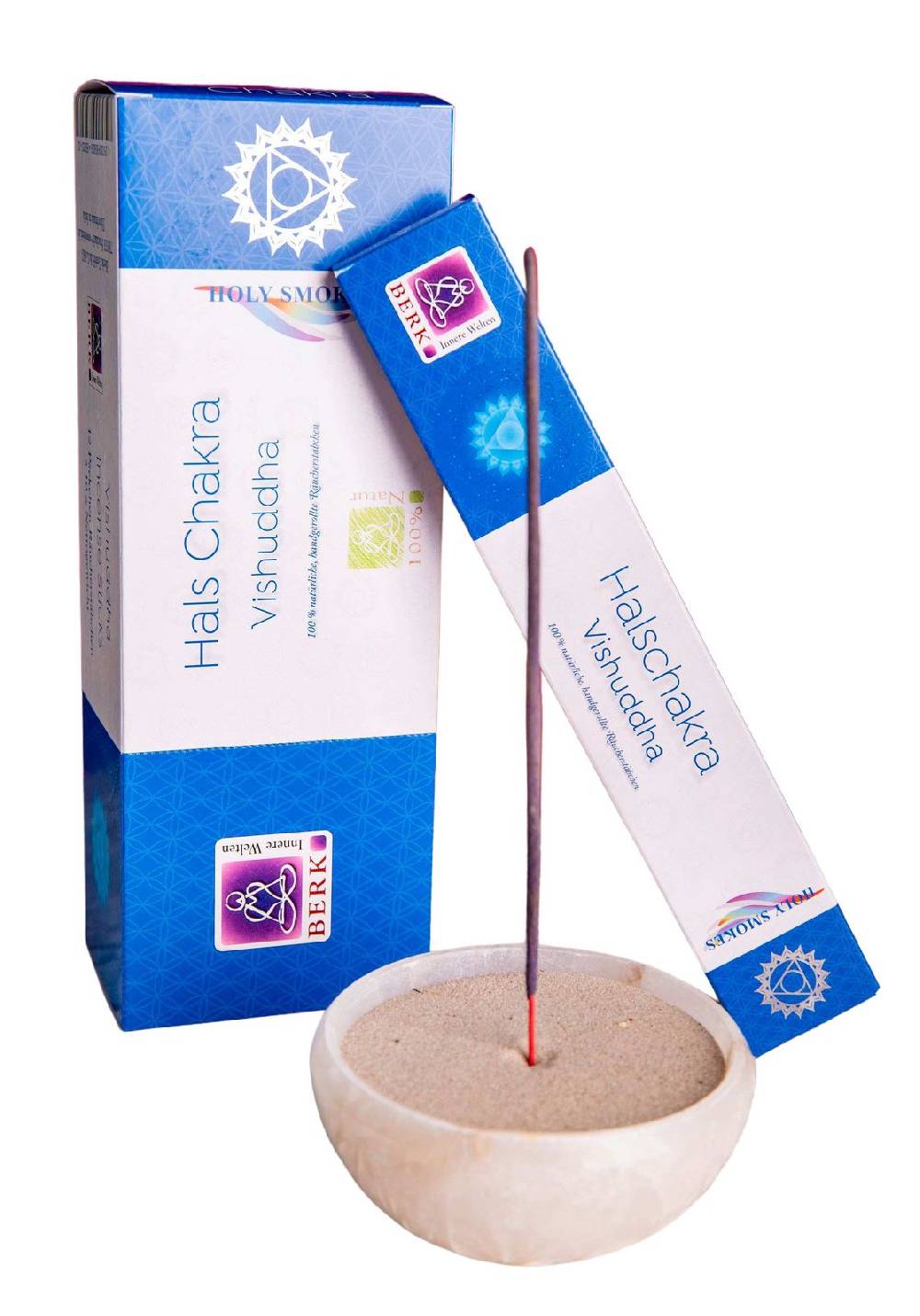 Kunst Und Magie Hals-Chakra (Vishuddha) Räucherstäbchen - Holy Smokes Chakra Duftstäbchen