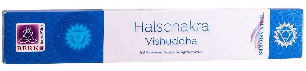 Kunst Und Magie Hals-Chakra (Vishuddha) Räucherstäbchen - Holy Smokes Chakra Duftstäbchen