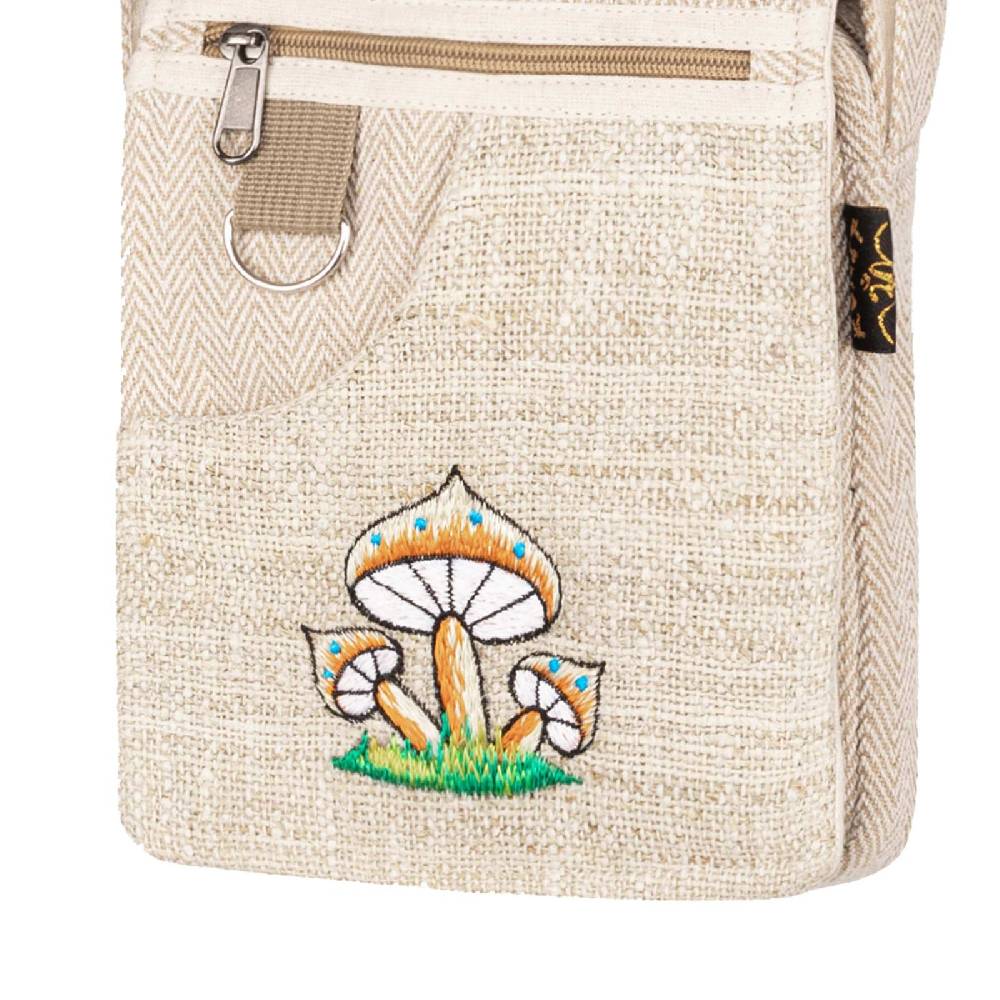 Kunst Und Magie Hanf Schultertasche Hippie Handtasche Goa Tasche Crossbag Schulterriemen Damen Herren