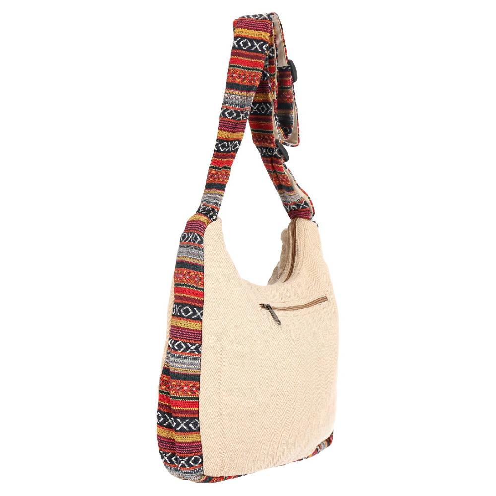 Kunst Und Magie Hanf Schultertasche Umhängetasche Tasche Messenger Bag Nachhaltig Fair Hanf