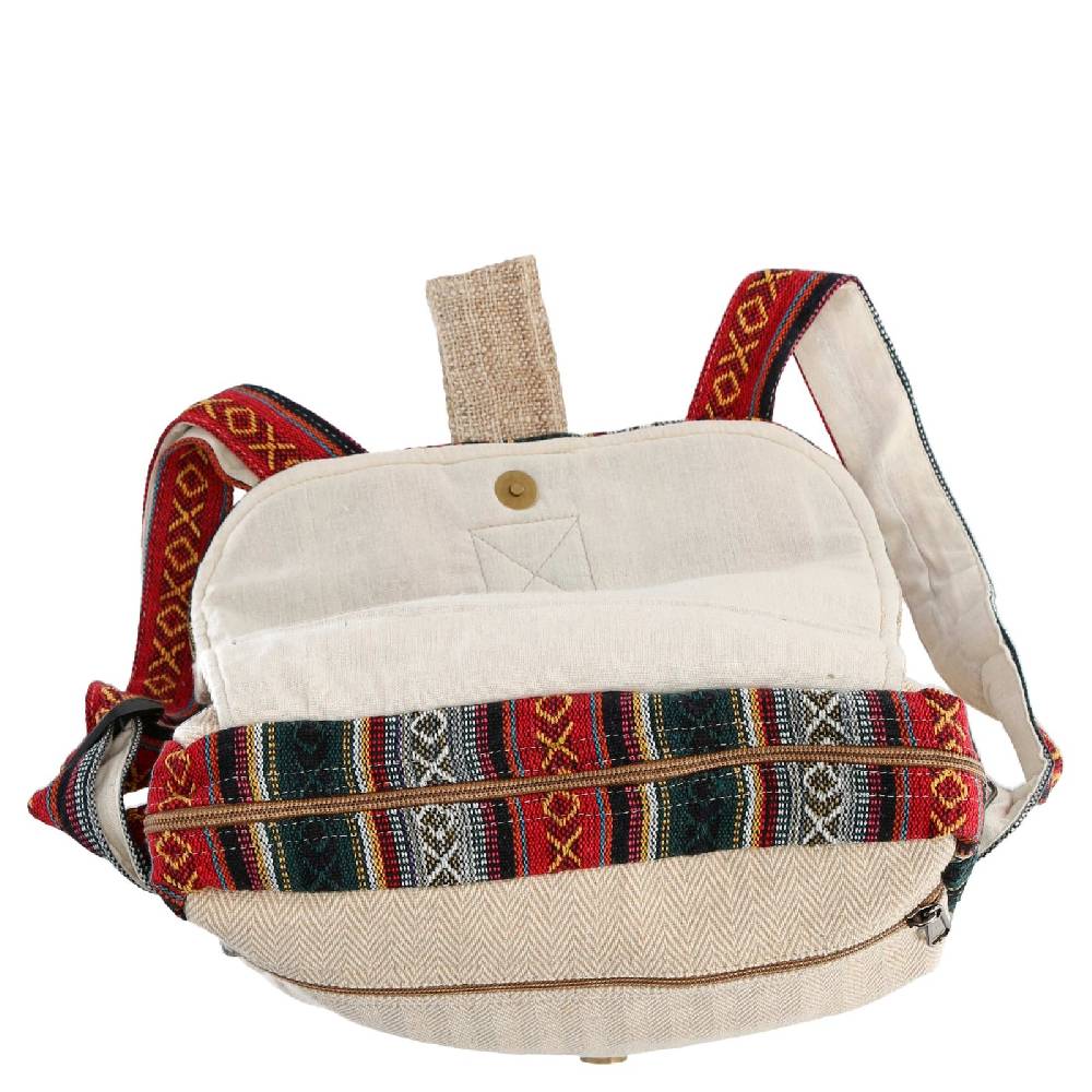 Kunst Und Magie Hanf Schultertasche Umhängetasche Tasche Messenger Bag Nachhaltig Fair Hanf