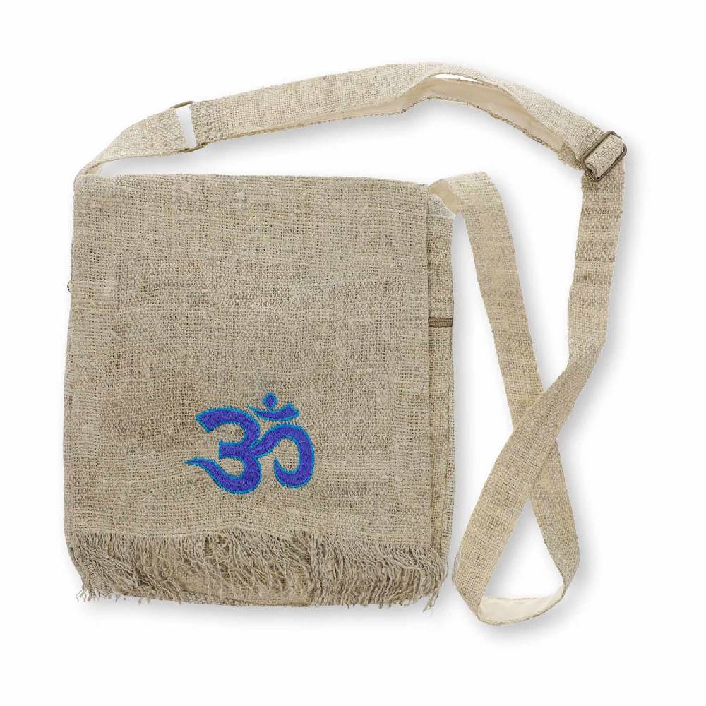 Kunst Und Magie Hanf Schultertasche Umhängetasche Tasche OM Nachhaltig Fair