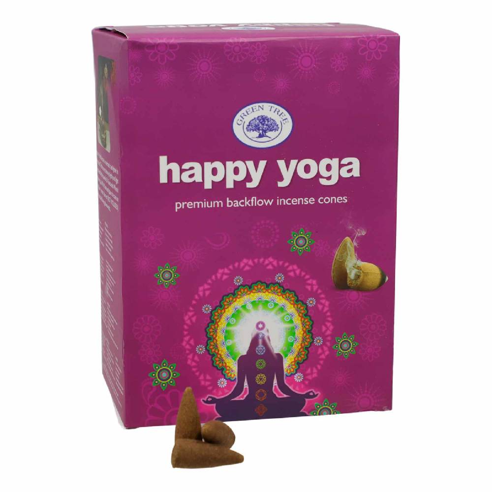 Kunst Und Magie Happy Yoga Räucherkegel Cones Dhoop Rückfluss Duftkegel Green Tree