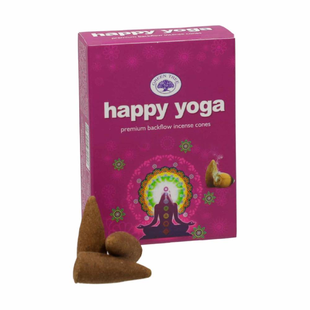 Kunst Und Magie Happy Yoga Räucherkegel Cones Dhoop Rückfluss Duftkegel Green Tree