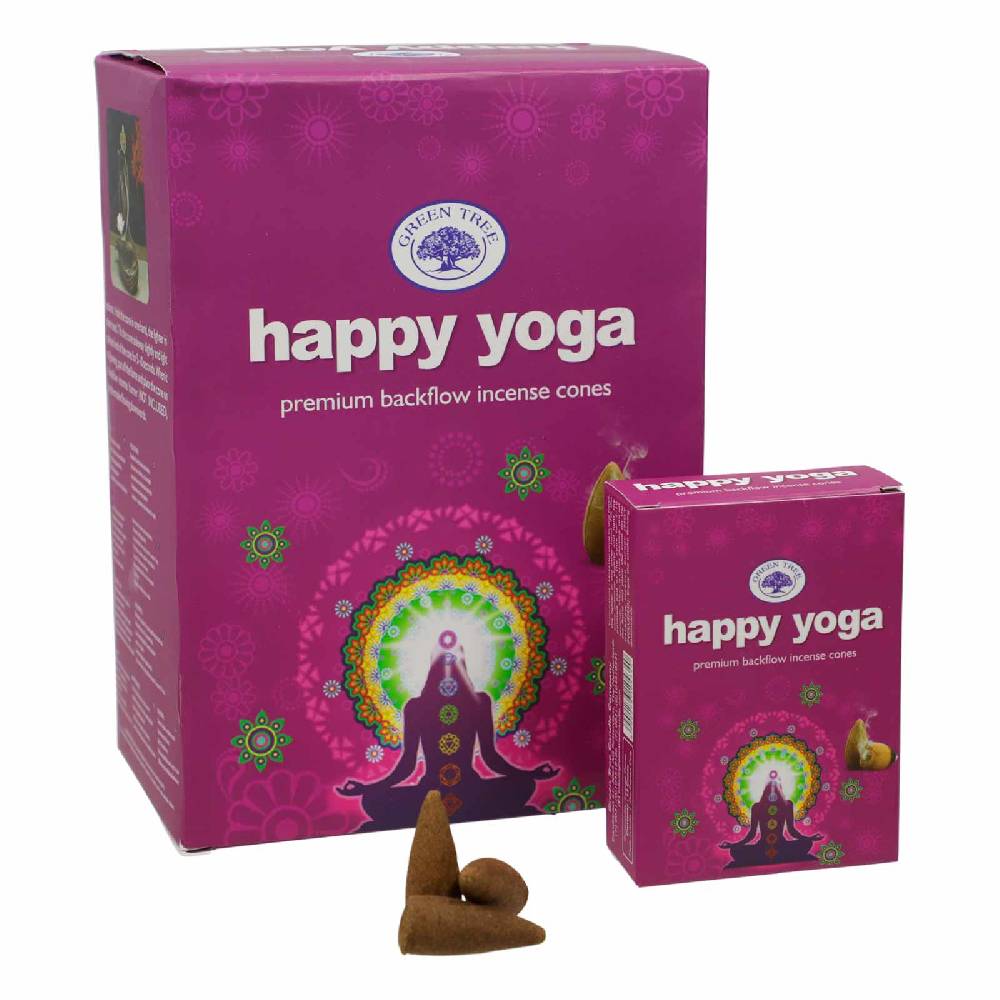 Kunst Und Magie Happy Yoga Räucherkegel Cones Dhoop Rückfluss Duftkegel Green Tree
