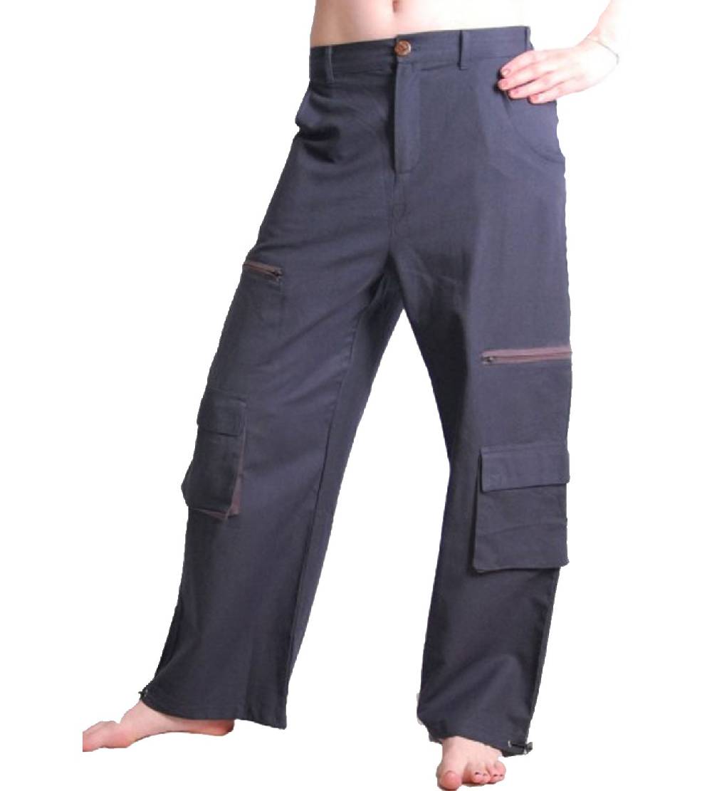 Kunst Und Magie Herren Baggy Pants Hippie Goa Psy Baumwoll Hose