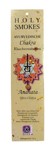 Kunst Und Magie Herz-Chakra (Anahata) Räucherstäbchen - Holy Smokes Chakra Line Duftstäbchen