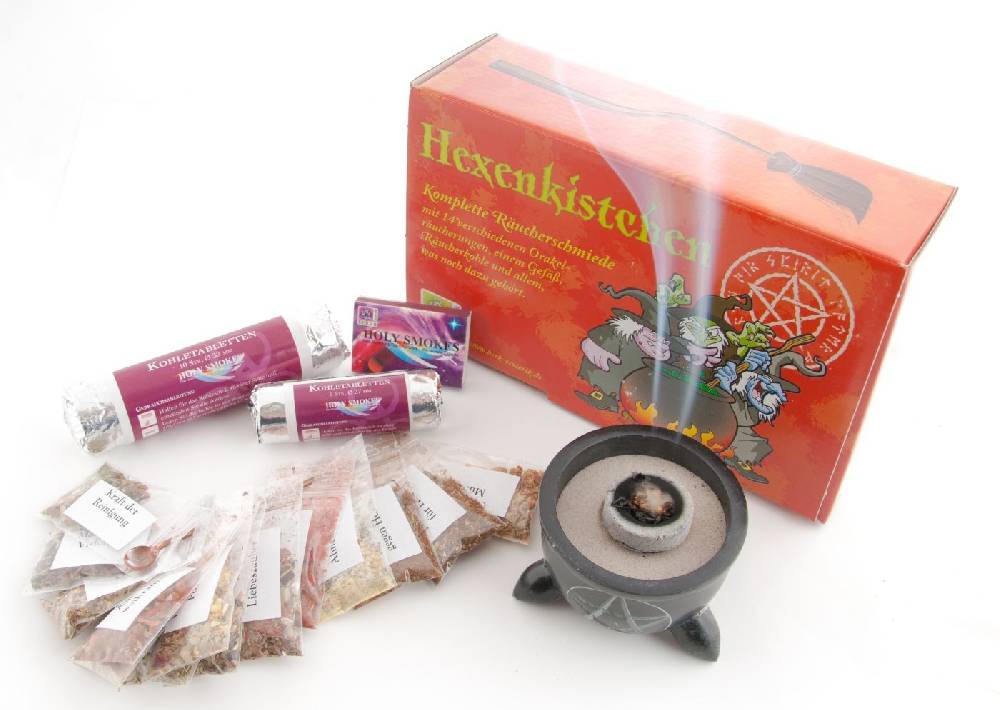 Kunst Und Magie Hexenkistchen Räucher Und Ritual Set