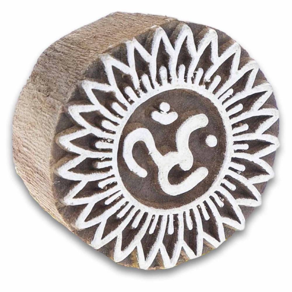 Kunst Und Magie Holzstempel Mandala Textilstempel Mehndi Block Stempel Henna Tattoo Blockprint Indien Ca 5,5cm