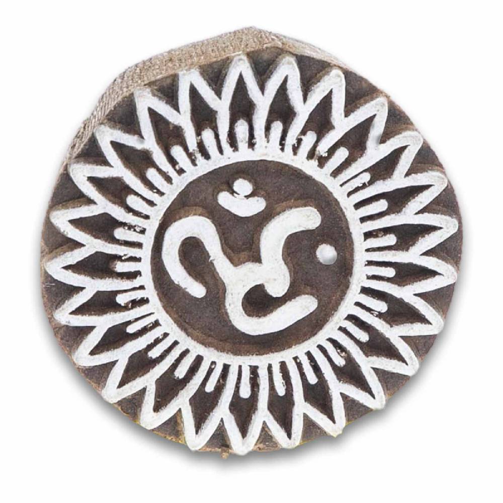 Kunst Und Magie Holzstempel Mandala Textilstempel Mehndi Block Stempel Henna Tattoo Blockprint Indien Ca 5,5cm
