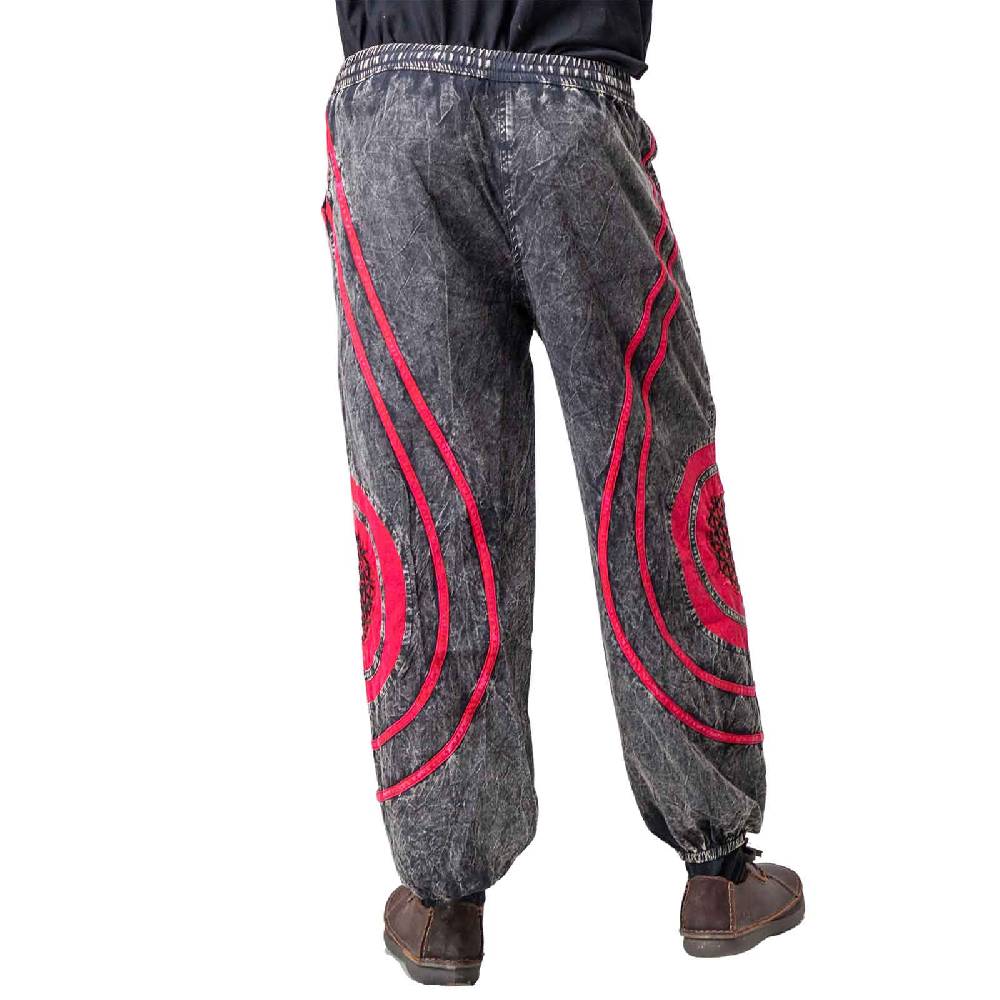 Kunst Und Magie Hose Blume Des Lebens Goa Cargo Hose Hippiehose Pluderhose Haremshose Flower Of Life Baggy Unisex