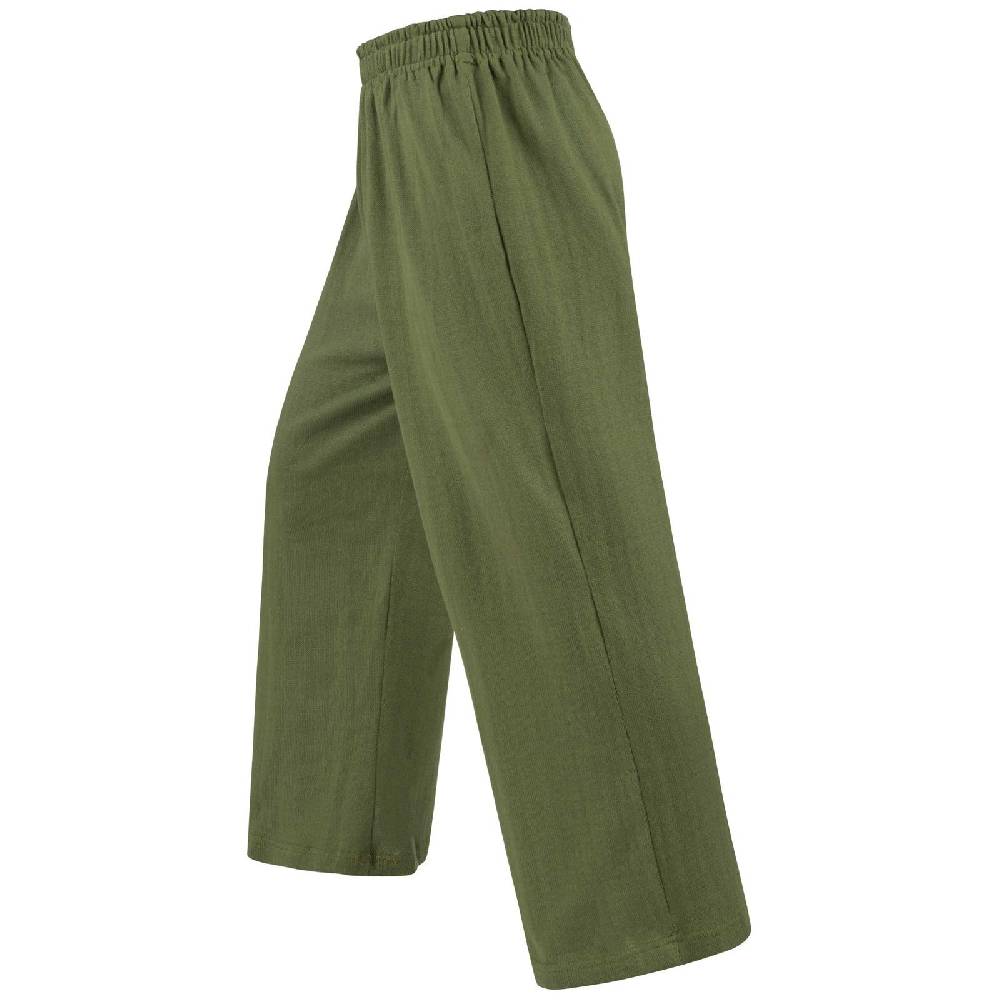 Kunst Und Magie Hose Psy Goa 70er Hippie Boho Ibiza Style Hippie Sommerhose Strick Gruen