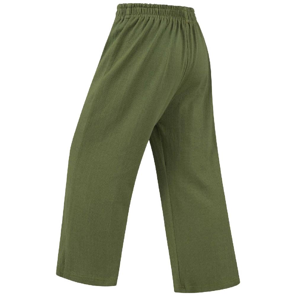 Kunst Und Magie Hose Psy Goa 70er Hippie Boho Ibiza Style Hippie Sommerhose Strick Gruen