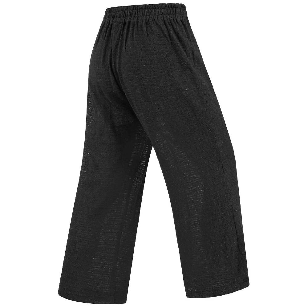 Kunst Und Magie Hose Psy Goa 70er Hippie Boho Ibiza Style Hippie Sommerhose Strick Schwarz