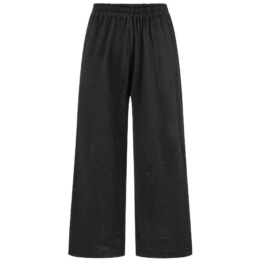 Kunst Und Magie Hose Psy Goa 70er Hippie Boho Ibiza Style Hippie Sommerhose Strick Schwarz