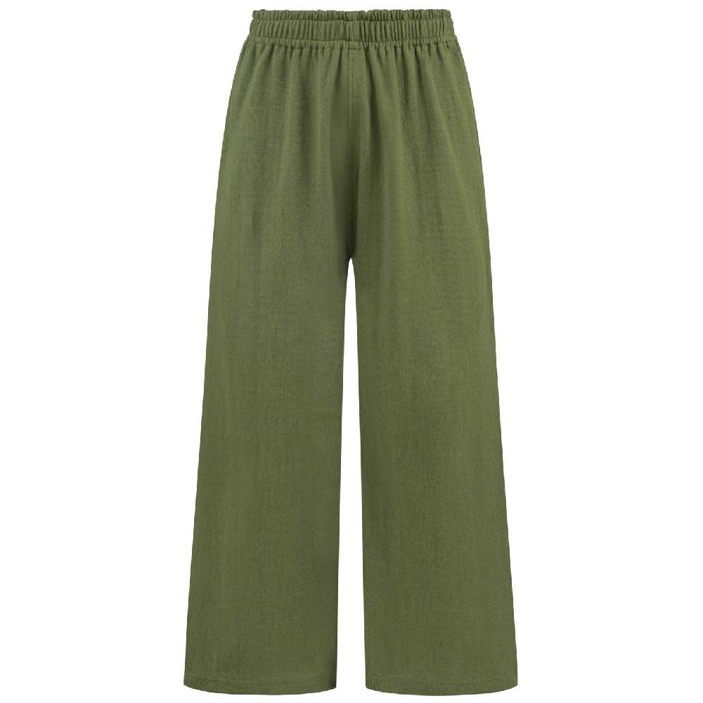 Kunst Und Magie Hose Psy Goa 70er Hippie Boho Ibiza Style Hippie Sommerhose Strick Gruen