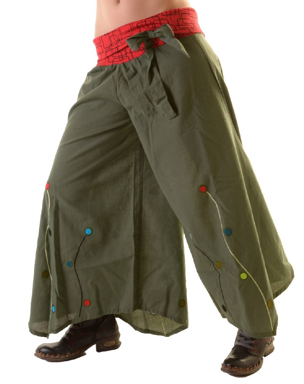 Kunst Und Magie Hosenrock Tanzhose Schlaghose Hippie Goa Boho