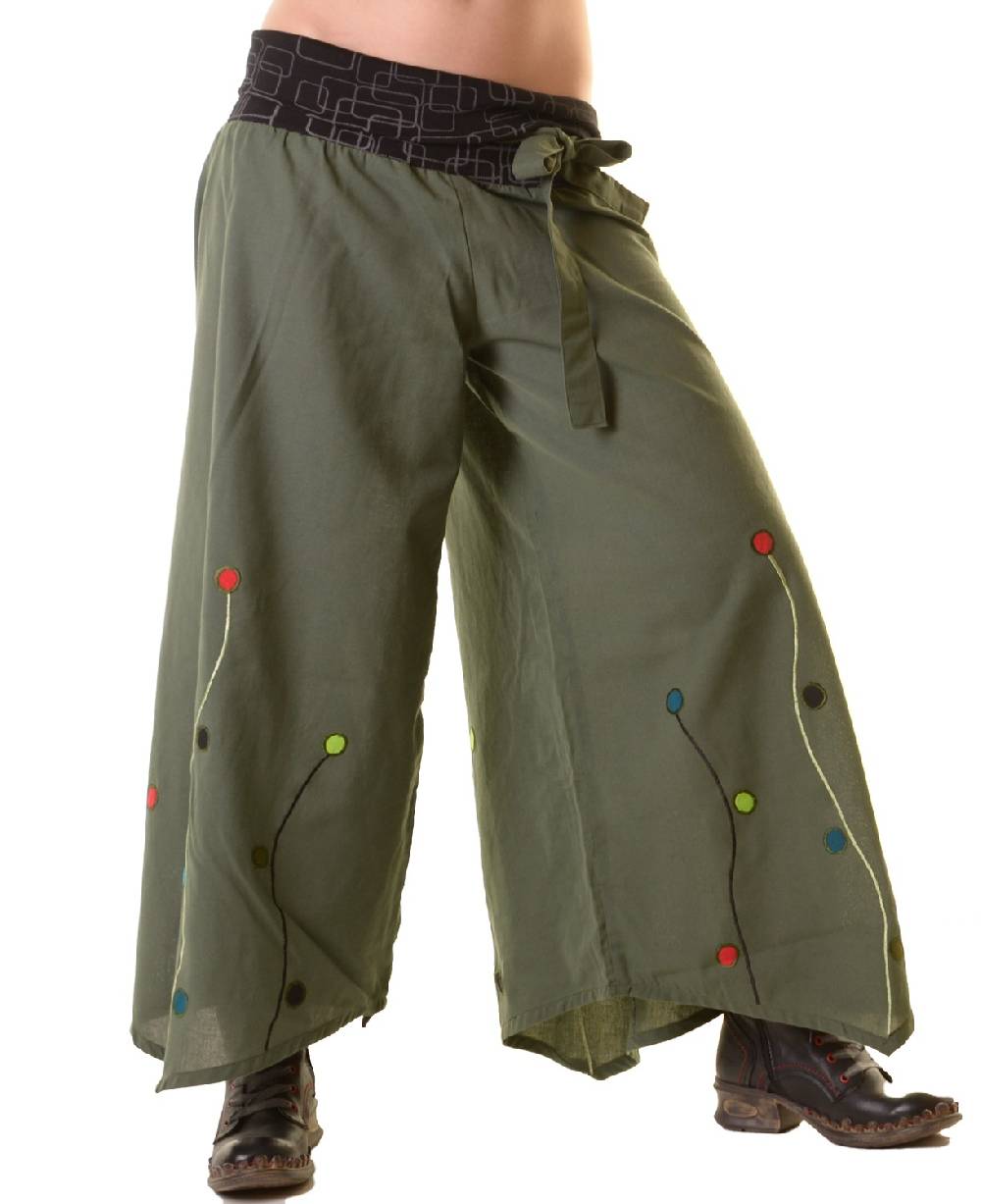 Kunst Und Magie Hosenrock Tanzhose Schlaghose Hippie Goa Boho