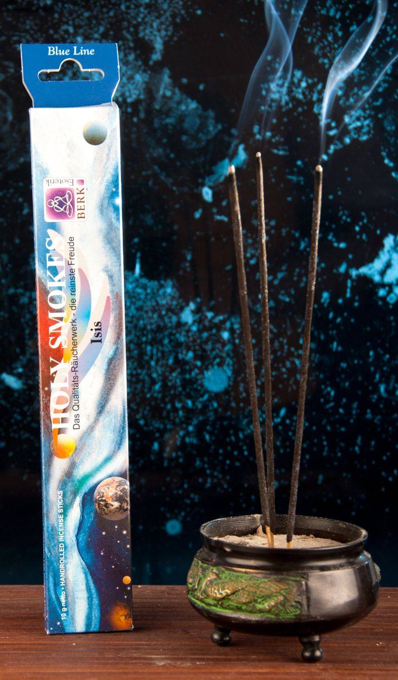 Kunst Und Magie Isis -Holy Smokes Blue Line Räucherstäbchen Duftstäbchen
