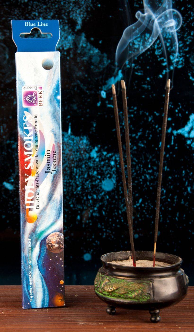 Kunst Und Magie Jasmin - Blue Line Holy Smokes Räucherstäbchen Duftstäbchen