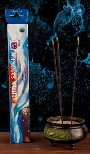 Kunst Und Magie Jasmin - Blue Line Holy Smokes Räucherstäbchen Duftstäbchen