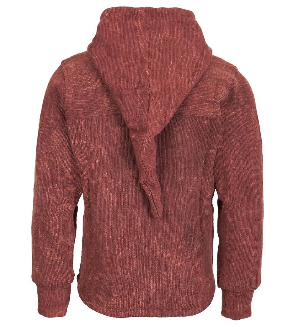 Kunst Und Magie Kapuzen - Strickjacke Sweatjacke Mit Zipfelkapuze Mittelalter