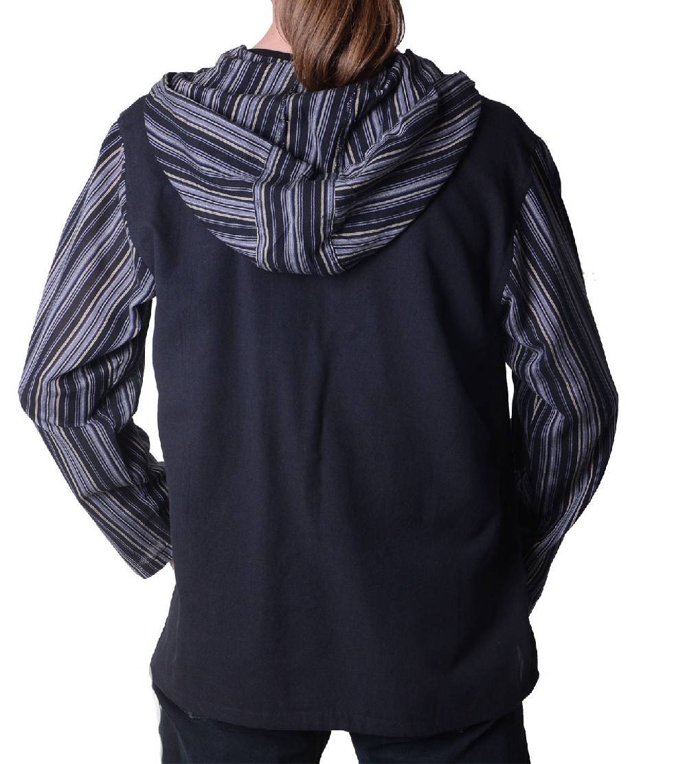 Kunst Und Magie Kapuzen Überzieher Hemd Poncho Surfer Baja Nepal