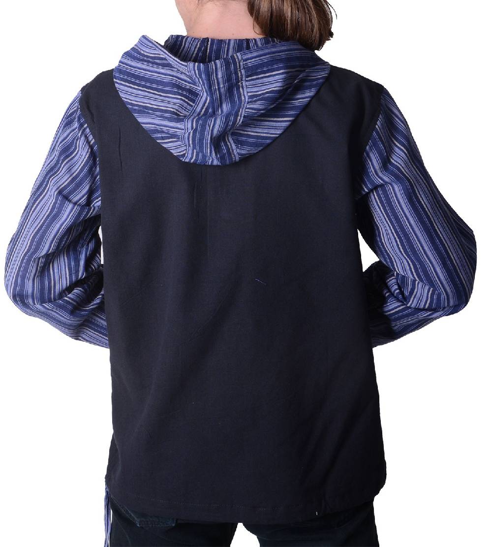 Kunst Und Magie Kapuzen Überzieher Hemd Poncho Surfer Baja Nepal