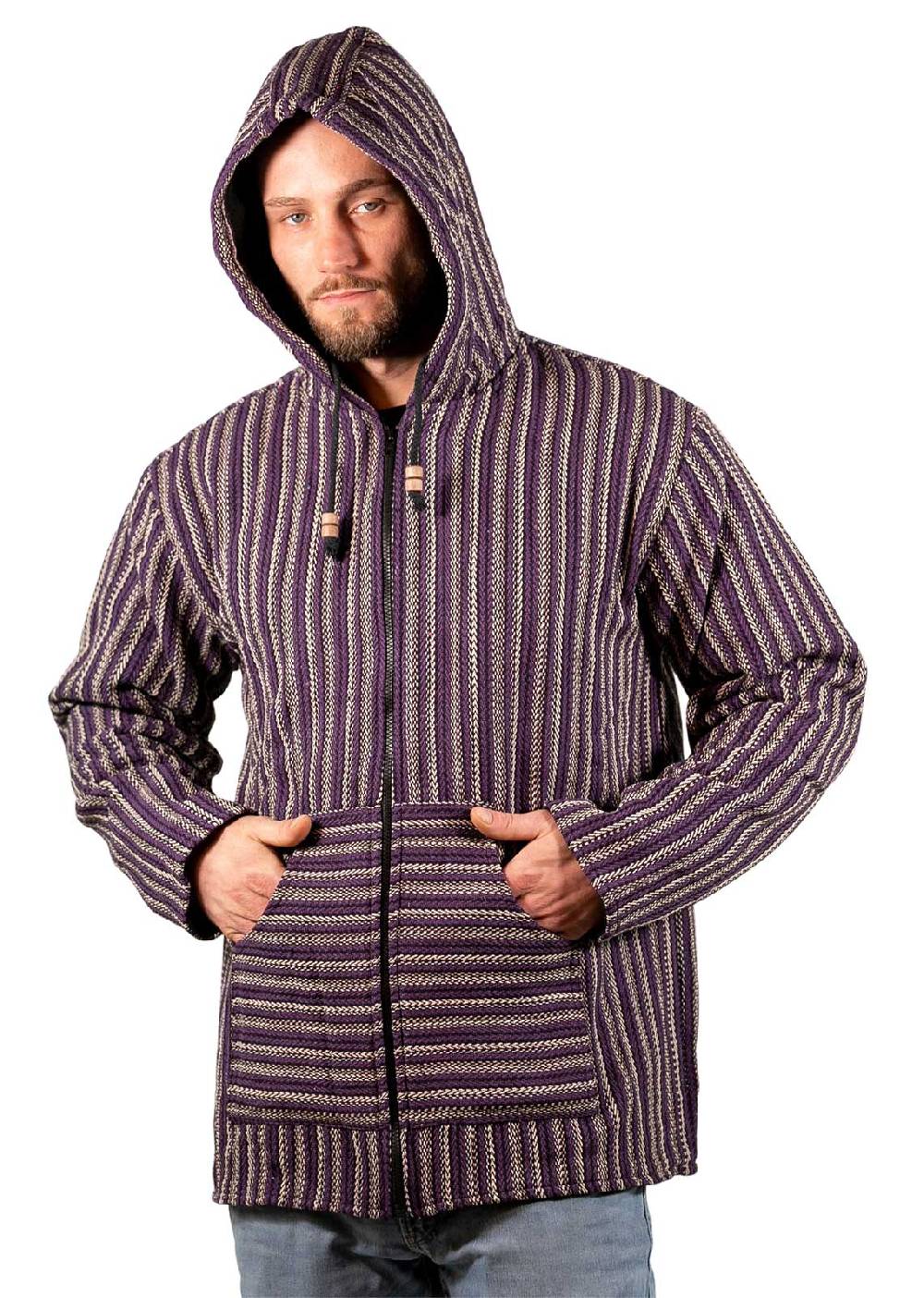 Kunst Und Magie Kapuzenjacke Kapu Hoodie Mit Kapuze Goa Hippie Jacke Nepal Fair