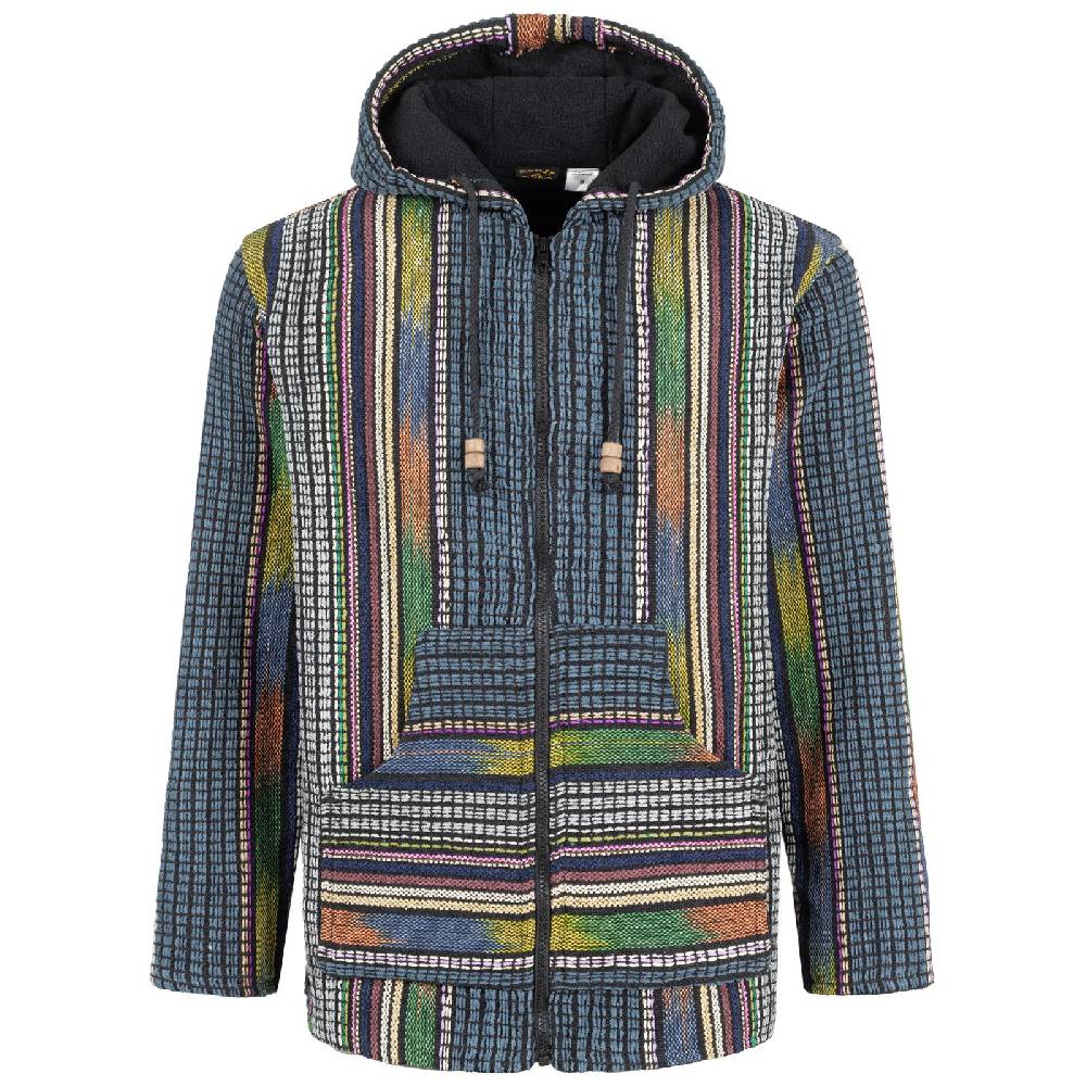 Kunst Und Magie Kapuzenjacke Kapu Hoodie mit Kapuze Goa Hippie Jacke Nepal Fair