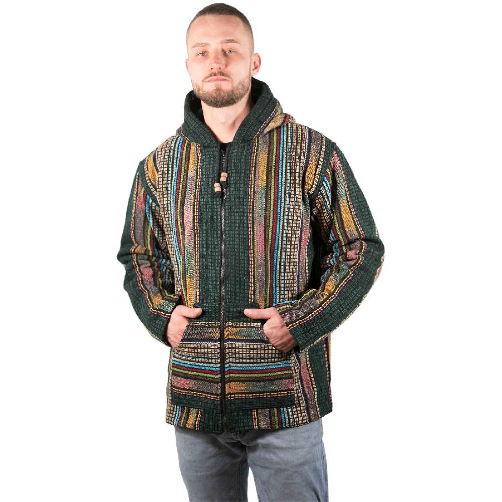 Kunst Und Magie Kapuzenjacke Kapu Hoodie Mit Kapuze Und Kängurutaschen Hippie Jacke Gheri Nepal