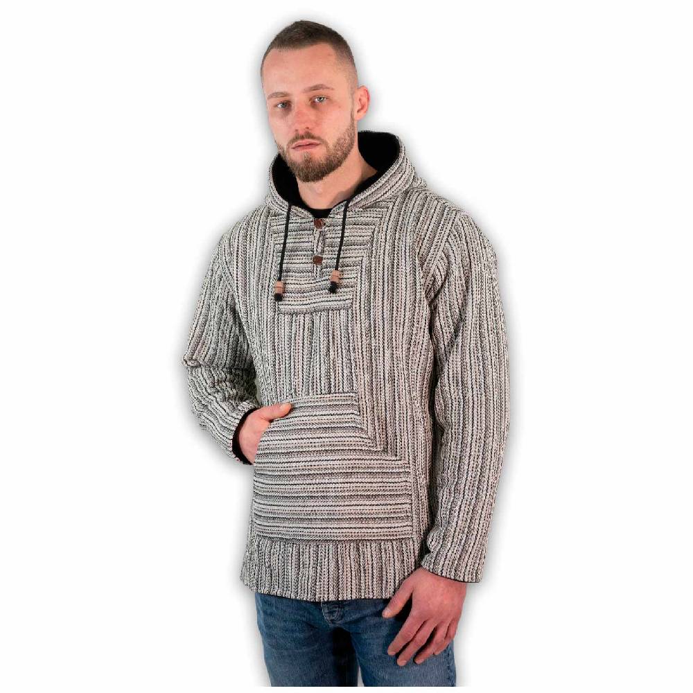 Kunst Und Magie Kapuzenpulli Kapu Baja Jerga Hoodie mit Kapuze und Kängurutaschen