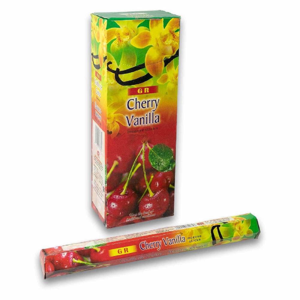 Kunst Und Magie Kirsch Vanille Räucherstäbchen Duftstäbchen Von GR Hexapack Mit 20 Stäbchen