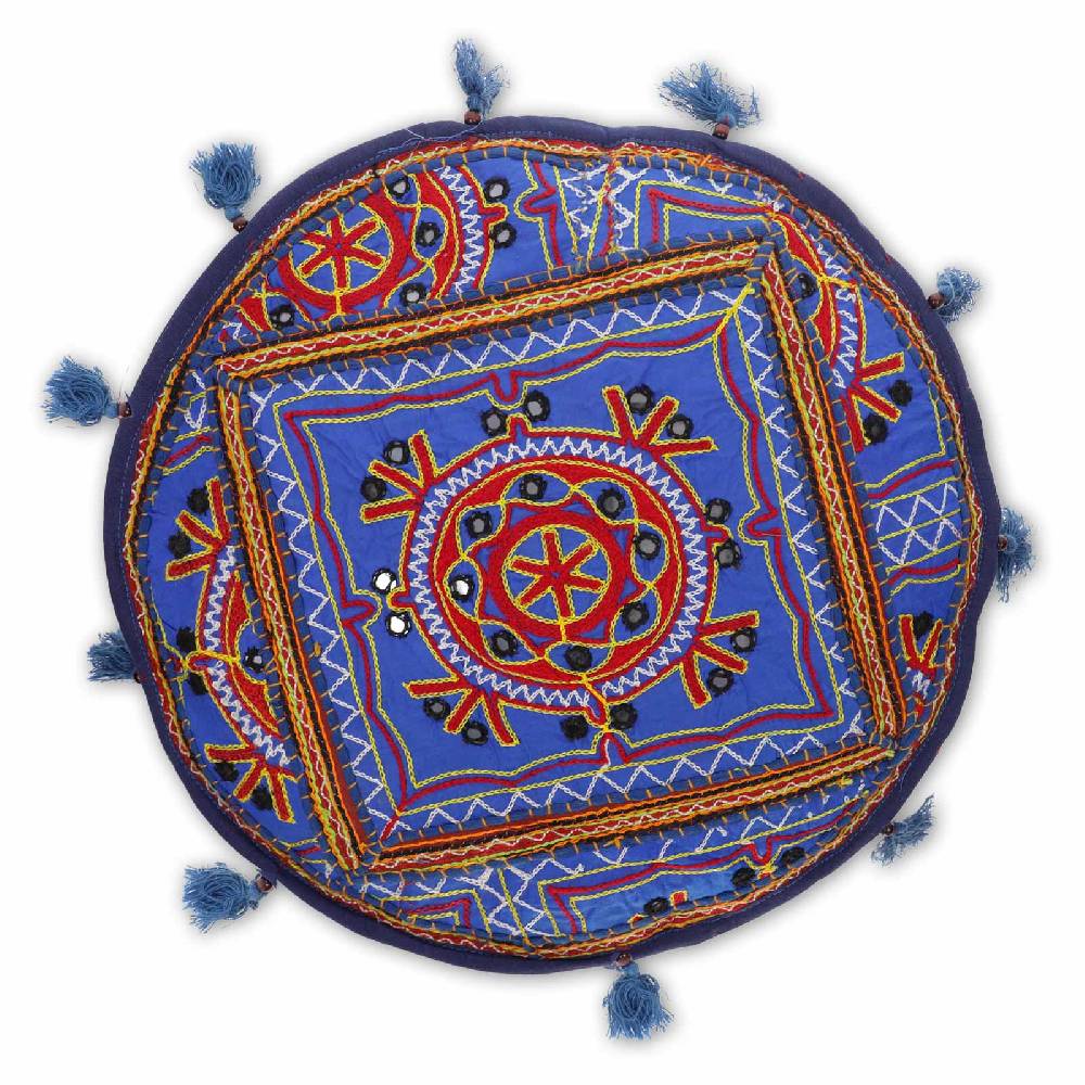 Kunst Und Magie Kissenbezug für Meditationskissen Sitzkissen Deko Boho Meditation Deko NachhaltigZero Waist