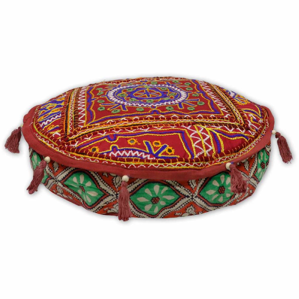 Kunst Und Magie Kissenbezug Für Meditationskissen Sitzkissen Deko Boho Meditation Deko NachhaltigZero Waist