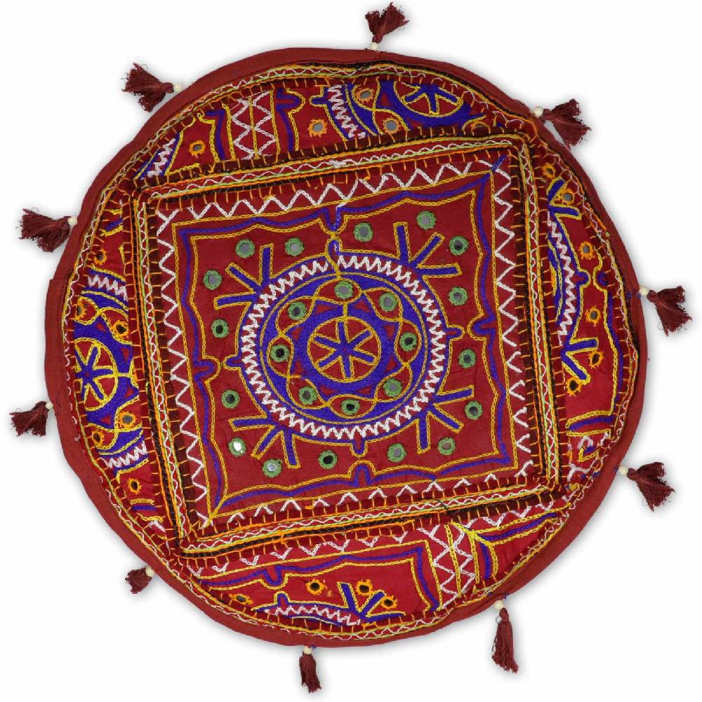 Kunst Und Magie Kissenbezug für Meditationskissen Sitzkissen Deko Boho Meditation Deko NachhaltigZero Waist