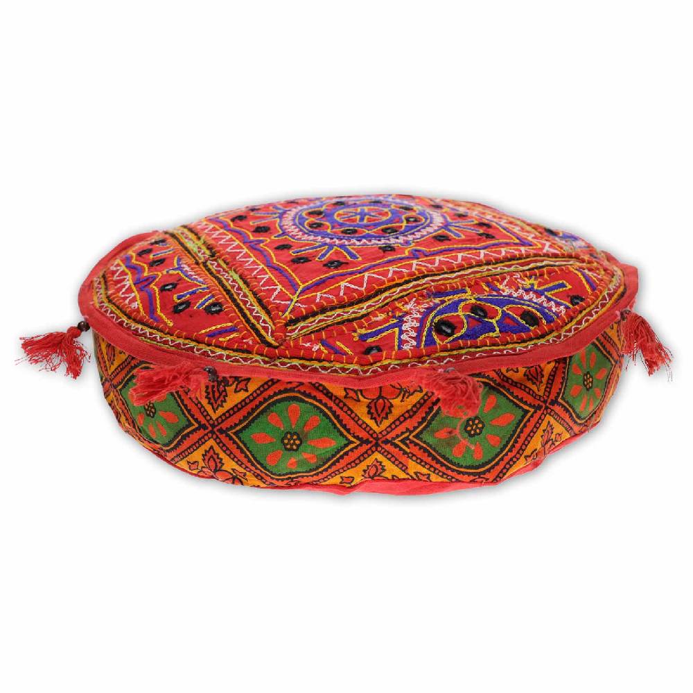 Kunst Und Magie Kissenbezug für Meditationskissen Sitzkissen Deko Boho Meditation Deko NachhaltigZero Waist