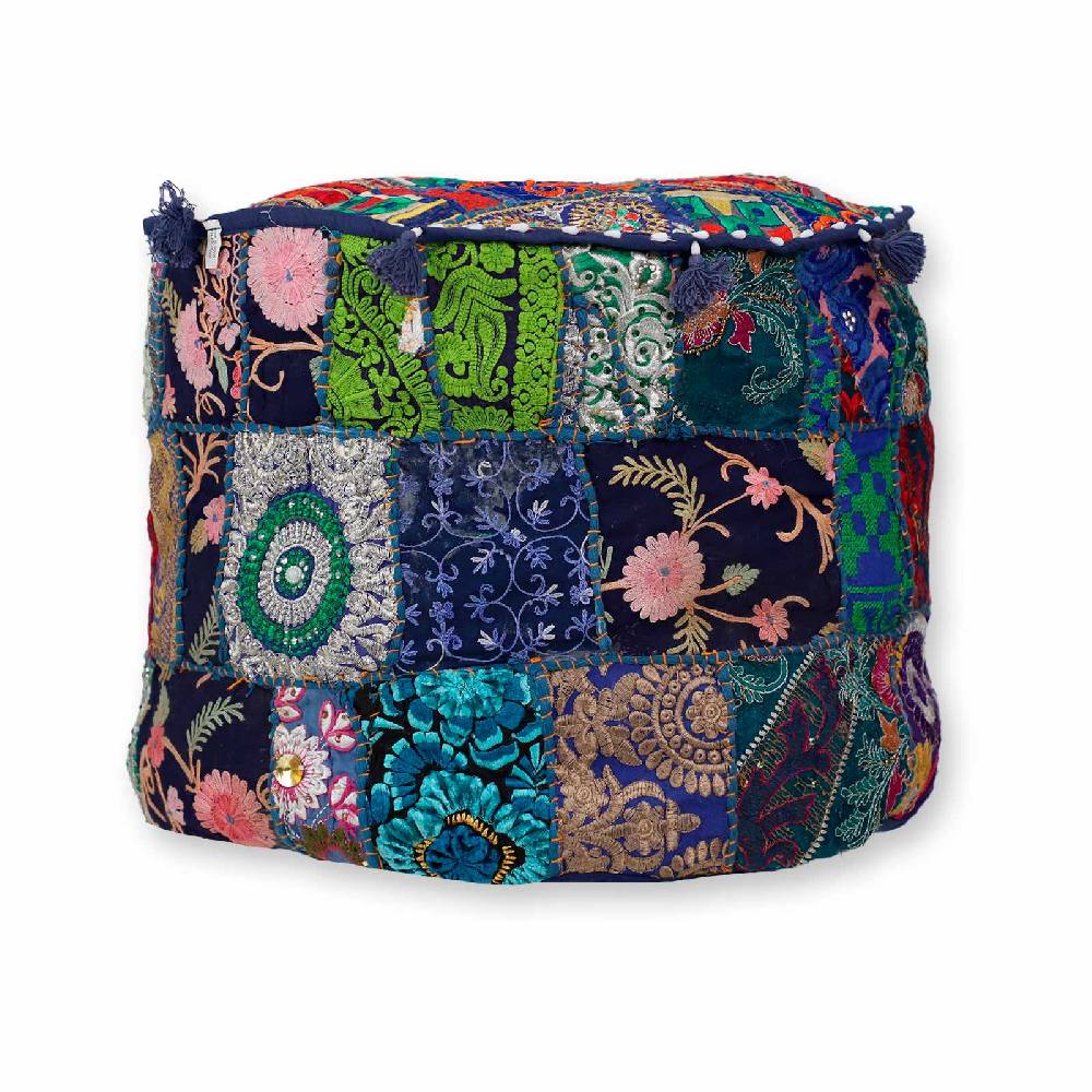 Kunst Und Magie Kissenbezug für Meditationskissen Sitzkissen Deko Boho Meditation Deko Nachhaltig Zero Waist