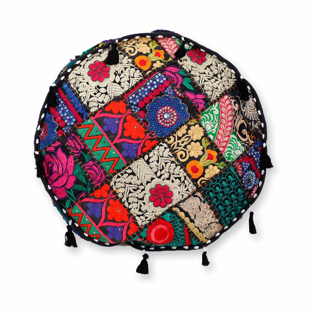 Kunst Und Magie Kissenbezug Für Meditationskissen Sitzkissen Deko Boho Meditation Deko Nachhaltig Zero Waist