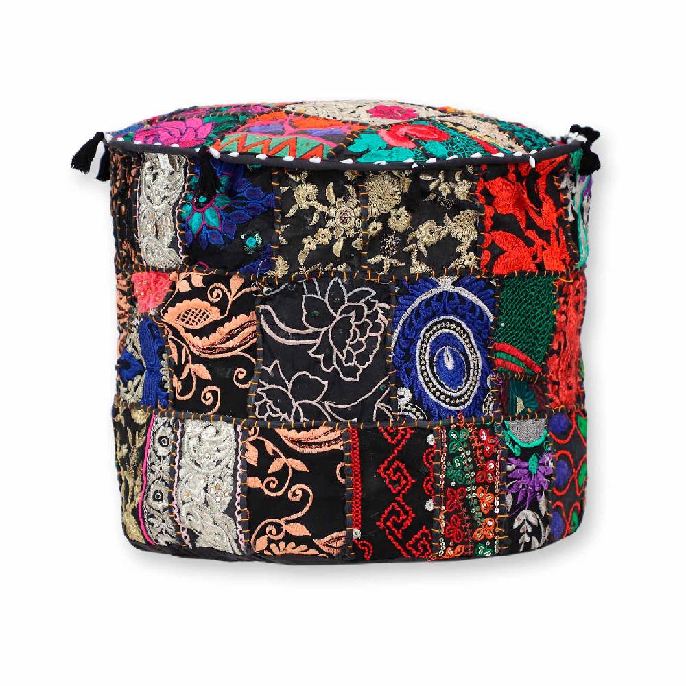 Kunst Und Magie Kissenbezug für Meditationskissen Sitzkissen Deko Boho Meditation Deko Nachhaltig Zero Waist